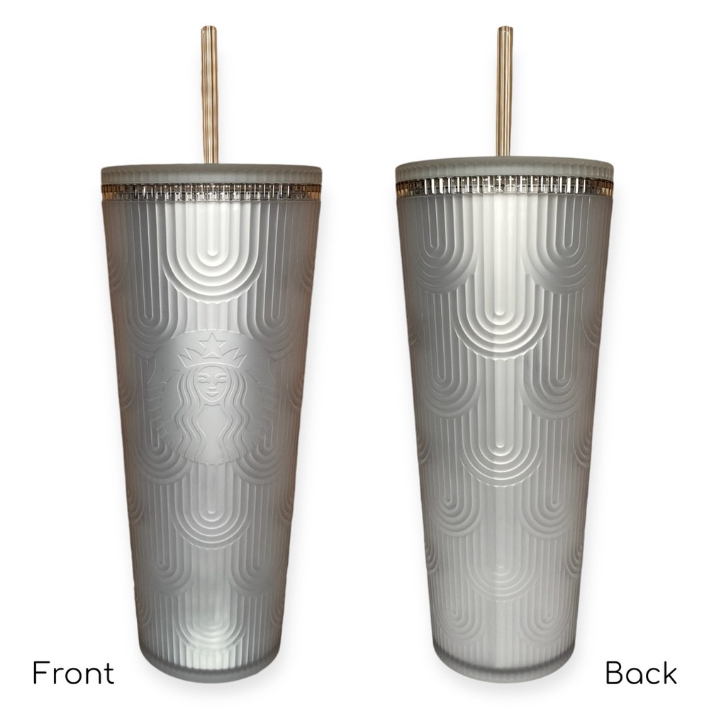 Starbucks Tumbler 2024 Fall Mermaid Scales Soft Touch Tumbler 24 oz Venti Cup